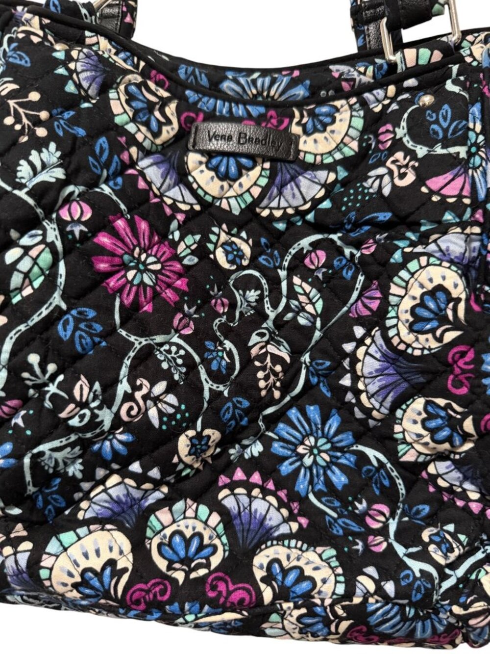 Vera Bradley Retired Bramble Glenna Satchel Shoulder Bag Purse - Picture 2 of 14
